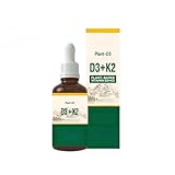 Bio pflanzliches Vitamin D3 K2, Vegan, Tägliche Wellness-Unterstützung, 1 Pack