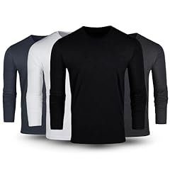 Black, White, Charcoal Grey, Navy (Pack of 4)