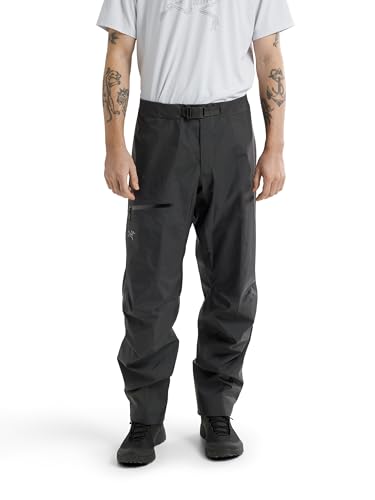 Arc'teryx Beta Pant Men's | Waterproof Breathable All-Mountain Shell Pant - Redesign | Black, Medium Tall