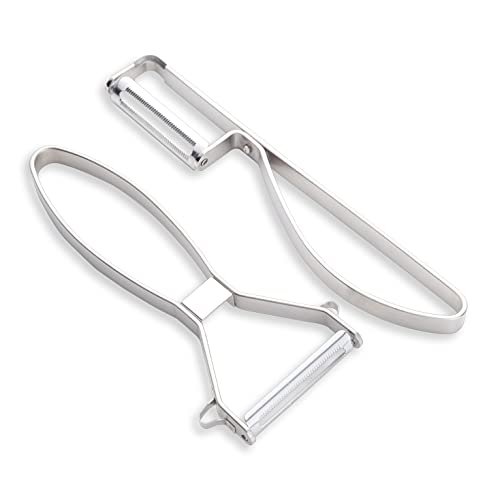 Happy Kit 2 Piece Tomato Peeler And Potato Peeler With Ergonomic Handle Design For Vegetables, Soft Skin Fruits, Tomatoes, Cucumbers, Apples, Mangoes #TOP26