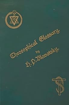 Hardcover The Theosophical Glossary Book
