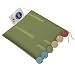 Produktbild Doppler Auflage Sierra Schilfgrün 48x45x14 cm  Weiches Sitzpolster mit Fleckschutz | Bequeme Gartenmöbel-Auflage aus Baumwolle & Polyester für Hocker, Lounge & Balkon
