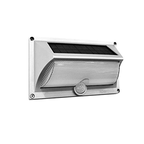 Luminária Arandela Solar LED SMD Branco Quente com Sensor de Presença