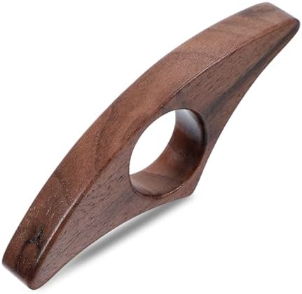 Nogeqi Thumb Book Page Holder, Walnut Book Opener Holder Smooth F...