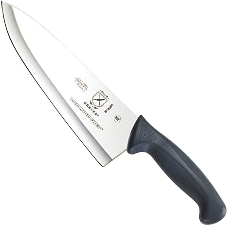 Mercer Culinary M18000 Millennia Black Handle, 8-Inch Wide Hollow Ground, Chef's Knife - Thumbnail 2