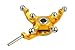 Precision CNC Aluminum Swashplate (GOLD) - BLADE 200 SRX / 200 S