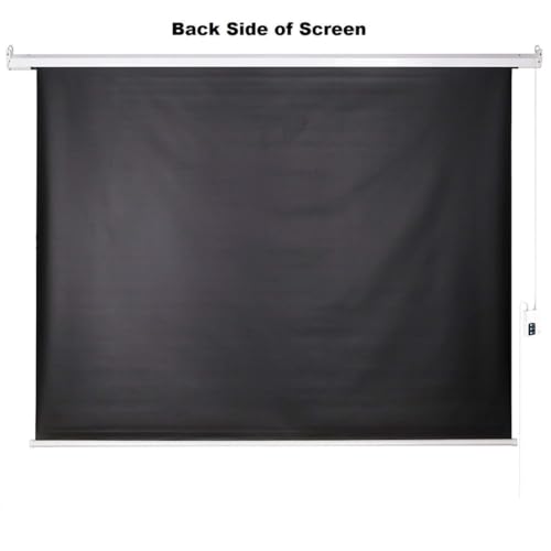 Image of Tonzo 100 Inch Motorized Projector Screen with Remote Control, 4:3 Aspect Ratio, Matte White High Gain Fabric, 4K Support for Home Theater, Office, Classroom & Presentations (7ft Width * 5ft Height)