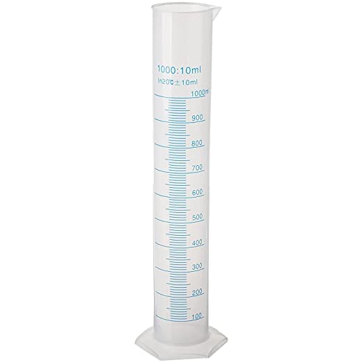 OCTA Measuring Transparent Graduated Cylinder for Laboratory Test (1000ML Pack of 1)-image-28
