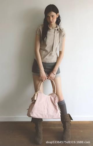 Bolso Tote Hobo de lunares para mujer miniatura 3