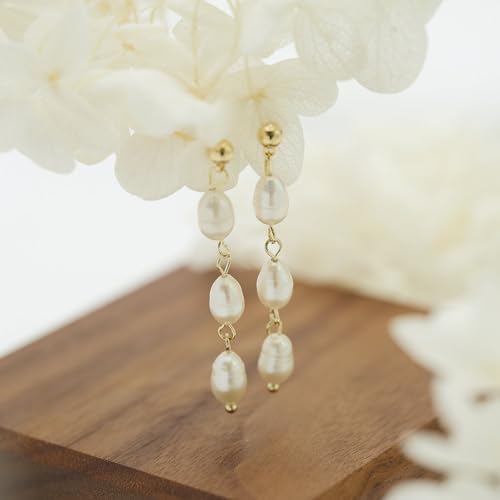 Pearl-Earrings-for-Women-Dainty-Gold-Pearl-Drop-Dangle-Earrings-Hypoallergenic-Pearl-stud-Earrings-Wedding-Jewelry-Gift-for-Women