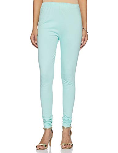 Image of Biba Women Dyed Bottom WEAR(CORE # K-001-1 Aqua Blue XXL)