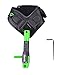 ZSHJGJR Archery Compound Bow Release Aids 360Â° Swivel Caliper Shooting Left & Right Hand Adjustable Black Wrist Strap (Green)