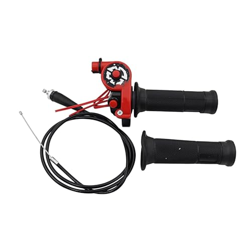 Poignée d'accélérateur moto 22mm avec câble pour guidon de VTT et motocross