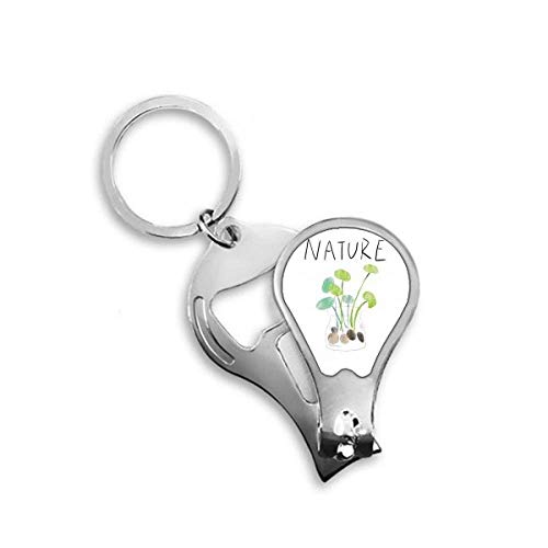 Coupe-ongles de pieds DIYthinker avec motif plante naturelle et design Soloisland