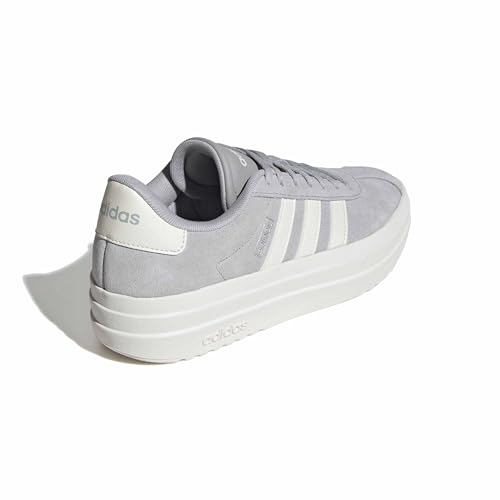 Image of adidas Womens Vl Court Bold Lace Up Sneakers Shoes Casual - Pink