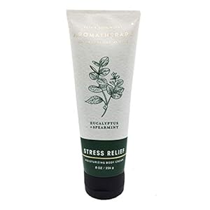 Bath & Body Works Aromatherapy Stress Relief Eucalyptus Spearmint Body Cream 8 Ounce
