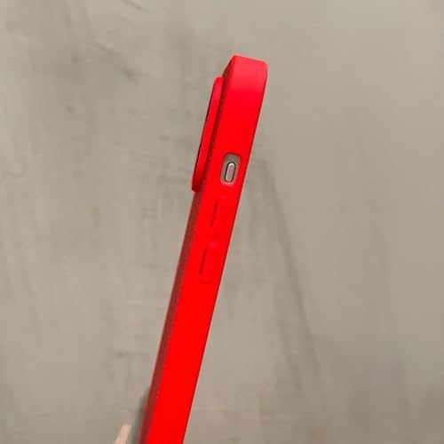 Coque en cuir iPhone 13 Pro rouge finition premium antichoc chic - 2