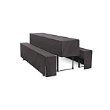 stretch hussen set sofa  Hans-Textil-Shop Premium Hussen-Set Uni Polyester Halblang - Pflegeleicht, Bügelleicht und Langlebig (220x50 cm + 2X 220x25 cm, Hellgrau)
