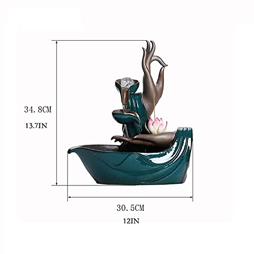 Fontaine Zen Cascade Bouddha, cadeau idéal maison et bureau - 3