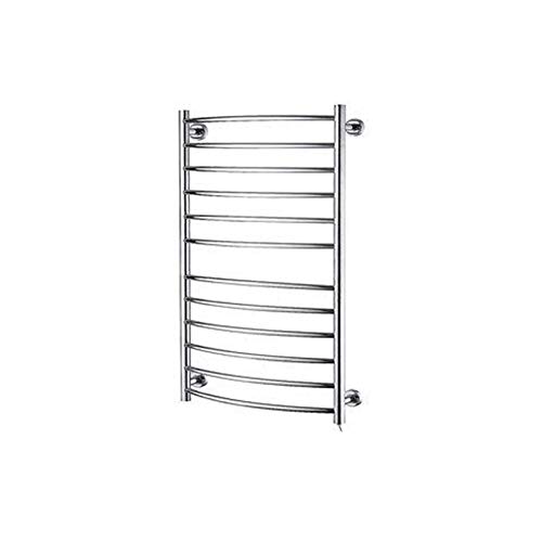 Hyco AQ40LC Aquilo 40W Low Surface Temp Towel Rail With Wall Mounting Kit - Polish Stainless Steel.