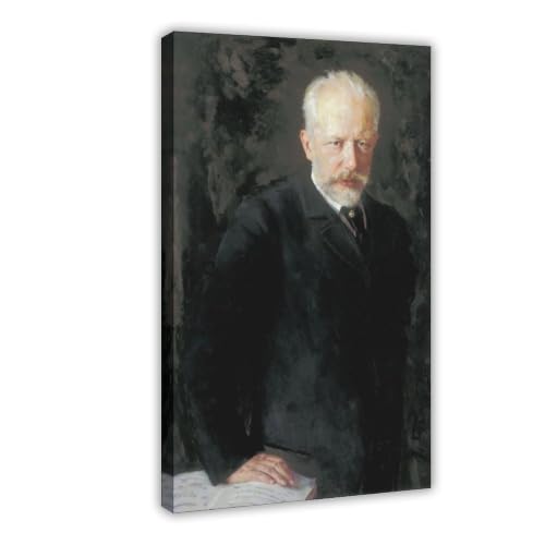 Impression sur toile premium Tchaïkovski cadre suspendu 40x61cm