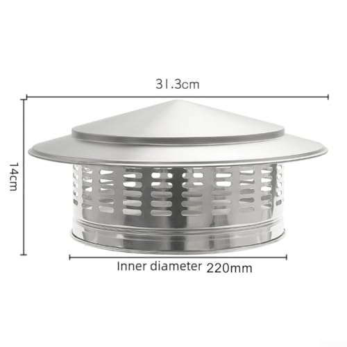 Bouchon de cheminée inox évite l'infiltration d'eau du conduit - 3