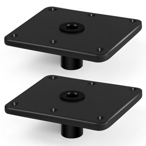 CLLOMAGY Boat Seat Base Mount Boat Seat Pedestal Base Mount Plate for 3/4