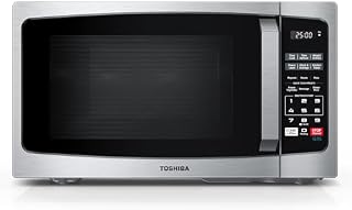 Toshiba 0.9 cu ft stainless compact microwave