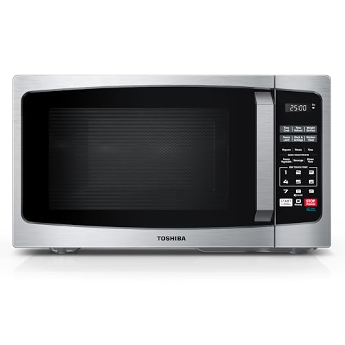 TOSHIBA ML-EM09PA(SS) Small Microwave Oven...