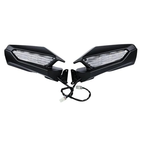 Rétroviseurs clignotant de rétroviseur moto Goldwing GL1800 2018-2023 lentille transparente