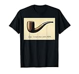 Una famosa camisa de pintura favorita para un mayor profesor de arte, subgraduado de arte o graduado, u otro académico de arte. Gran regalo para cumpleaños, deporte o fiesta. vacaciones como un Año Nuevo, Navidad. Para cualquier persona que ama el famoso pintor Magritte