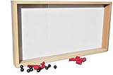 Edles, gleichmäßiges Holzbild. Rückwand, die sicher mit Schrauben hält