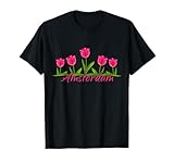 Amsterdam Netherlands Tulips Holland Souvenir Vintage T-Shirt