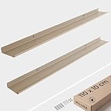 Lightweight and durable, powder-coated steel floating shelf, scratch resistant, durable and easy to clean. Made in Spain.