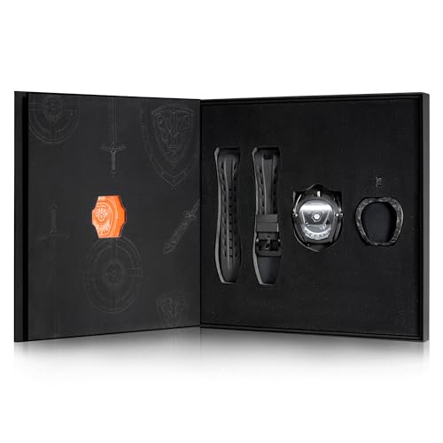 Image of TSAR BOMBA Watches for Men Automatic Watches Stainless Steel Mechanical Mens Watches Japan Movement Viton Strap Men's Wrist Watches Interchangeable 100m Waterproof Luxury Designer Watches Gift for Men