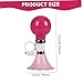 Pesoncarl Kids Bike Horn, 3 x 5 Adorable Children Bike Horn, Elegant Horns, Metal Squeeze Bell, Handlebar Ring, Mini Accessories Gifts for Girls & Boys, Sports