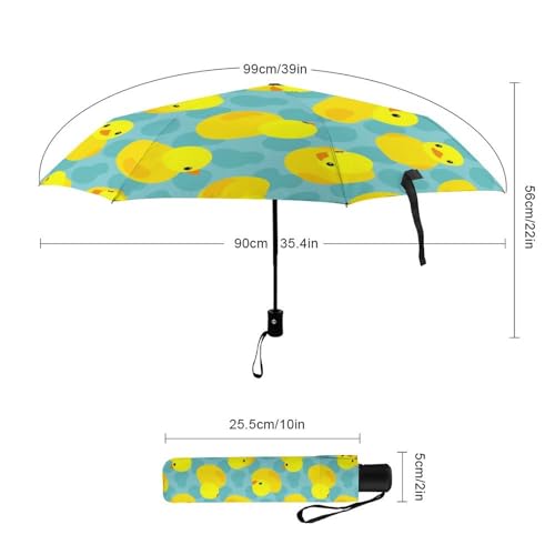 Parapluie automatique compact vache pliable avec toile haute densité