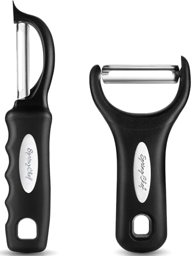 Spring Chef Swivel Vegetable Peeler & Y Potato Peeler for...