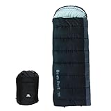 Bears Rock ベアーズロック -15度 寝袋 シュラフ 封筒型 4シーズン対応 FX-403 (ゴリラブラック)