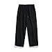 Men's Cargo Pants Relaxed Fit with Pockets Drawstring Elastic Waist Summer Casual Vintage Classic Fashion Trousers Black