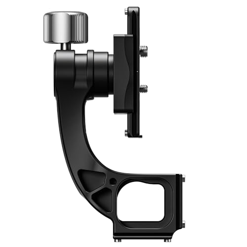 Image of Leofoto MPG-02 Gimbal Attachment for Heads, Full Gimbal Head Function, Lightweight, Bubble Level, Arca Compatible on Botton and Side