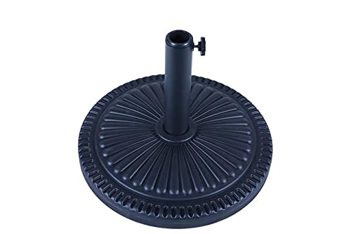 HDPE Umbrella Base Stand Market Patio Outdoor Heavy Duty Umbrella Holder(Black)