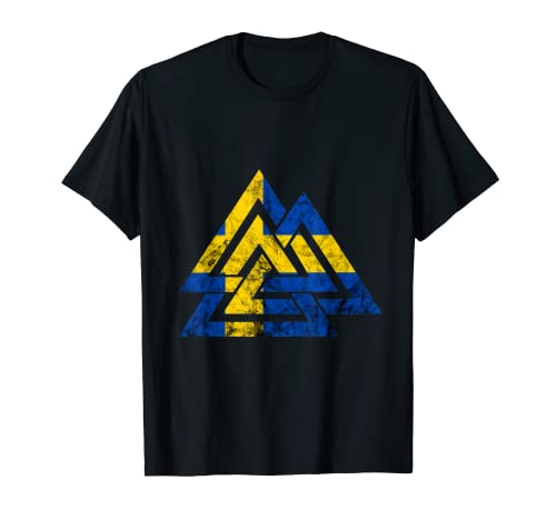 Sweden Valknut Nordic Northman Swede Swedish Viking T-Shirt