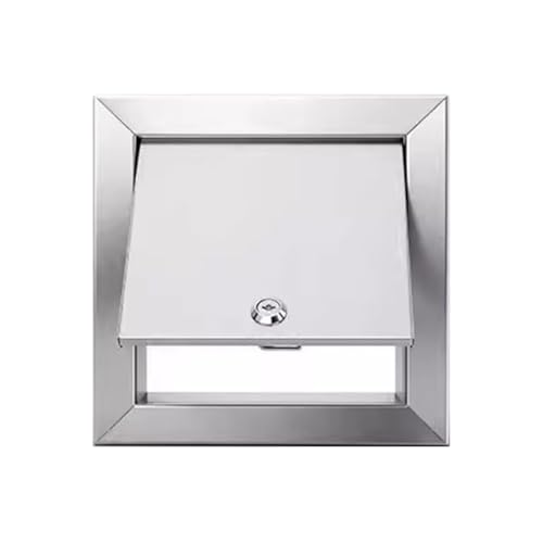 Trampilla para pared o techo acero inoxidable panel de inspección con cerradura llave 14x24in 2