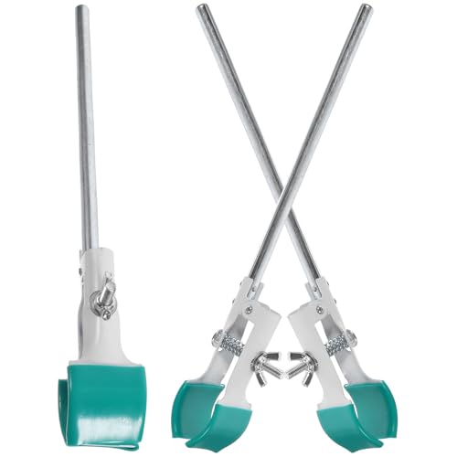 SHINEOFI - SHINEOFI Pinces de Laboratoire Universelles 3 Pièces Vertes Pinces de Fixation pour Tubes à Essai et Flacons Clips Résistants pour Équipements d'Expérimentation en Laboratoire Industriel