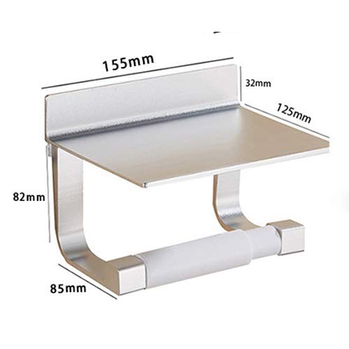 Rollo de papel higiénico siempre a mano en este portarrollos de aluminio 3