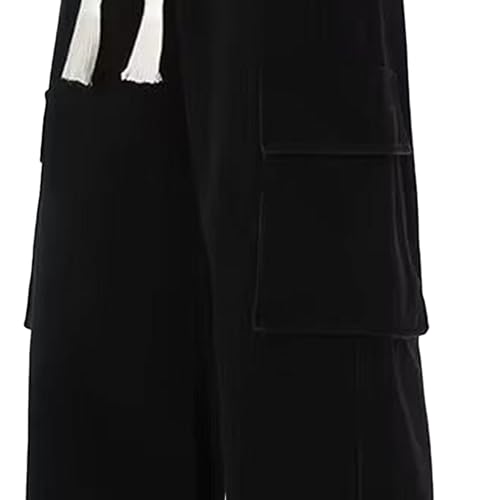 Multi-Pockets Streetwear Hip Hop Joggers Denim Pants for Men Causal Streetwear Trousers Vintage Baggy Cargo Jeans3