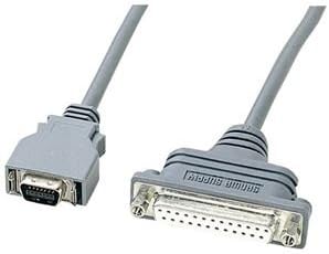 (まとめ)サンワサプライ RS-232CケーブルNECPC9821ノート対応(周辺機器変換用 0.2m) KRS-HA1502FK【