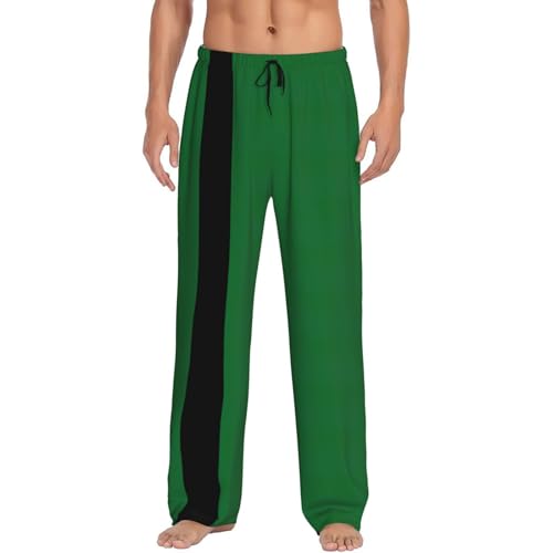 Pantalon de pyjama Sultanat de Delhi ample XL noir avec poches pour homme fort