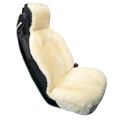 Eurow Sheepskin Sideless Seat Cover - Champagne Cover